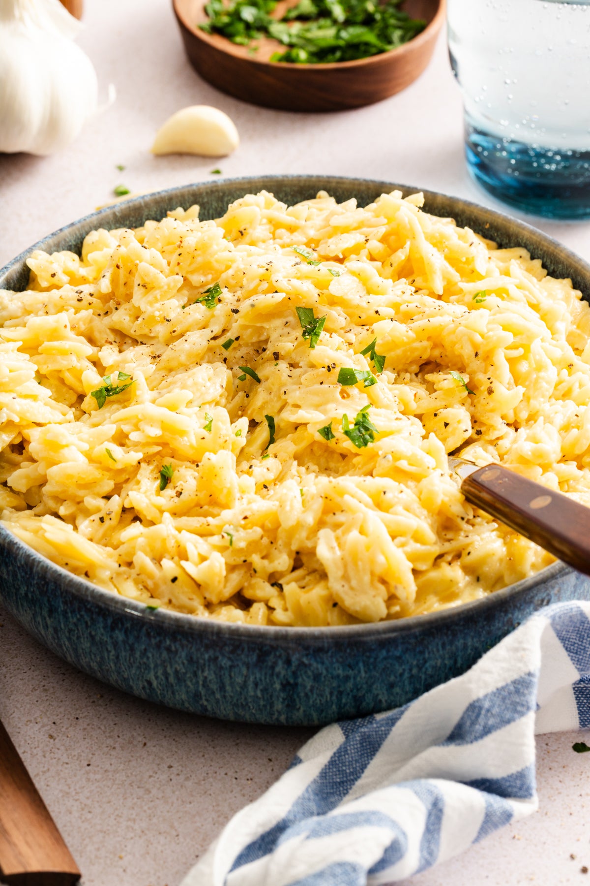 Garlic Parmesan Orzo | Exclusive