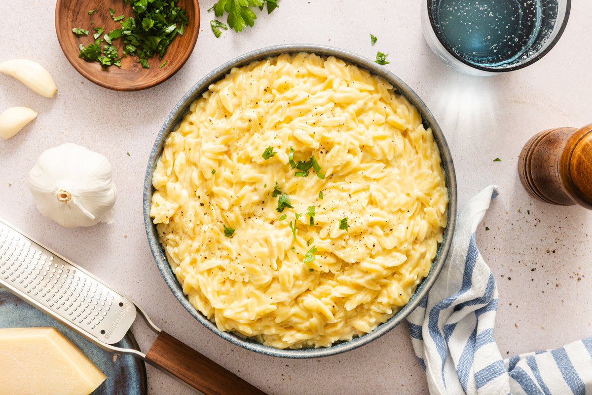 Garlic Parmesan Orzo | Exclusive