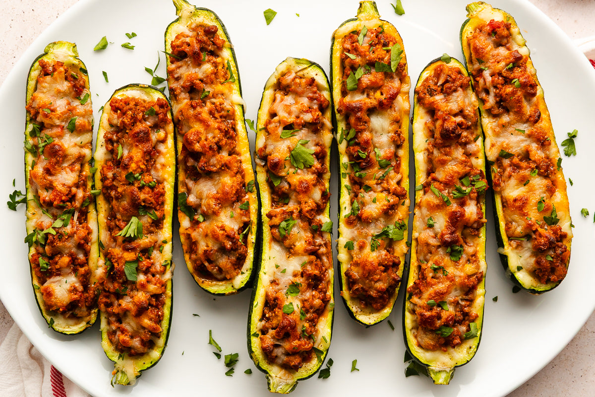 Stuffed Zucchini Boats | Exclusive