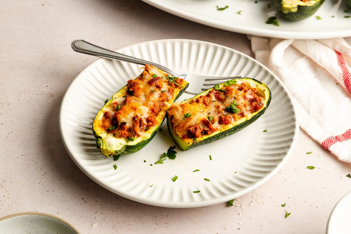 Stuffed Zucchini Boats | Exclusive