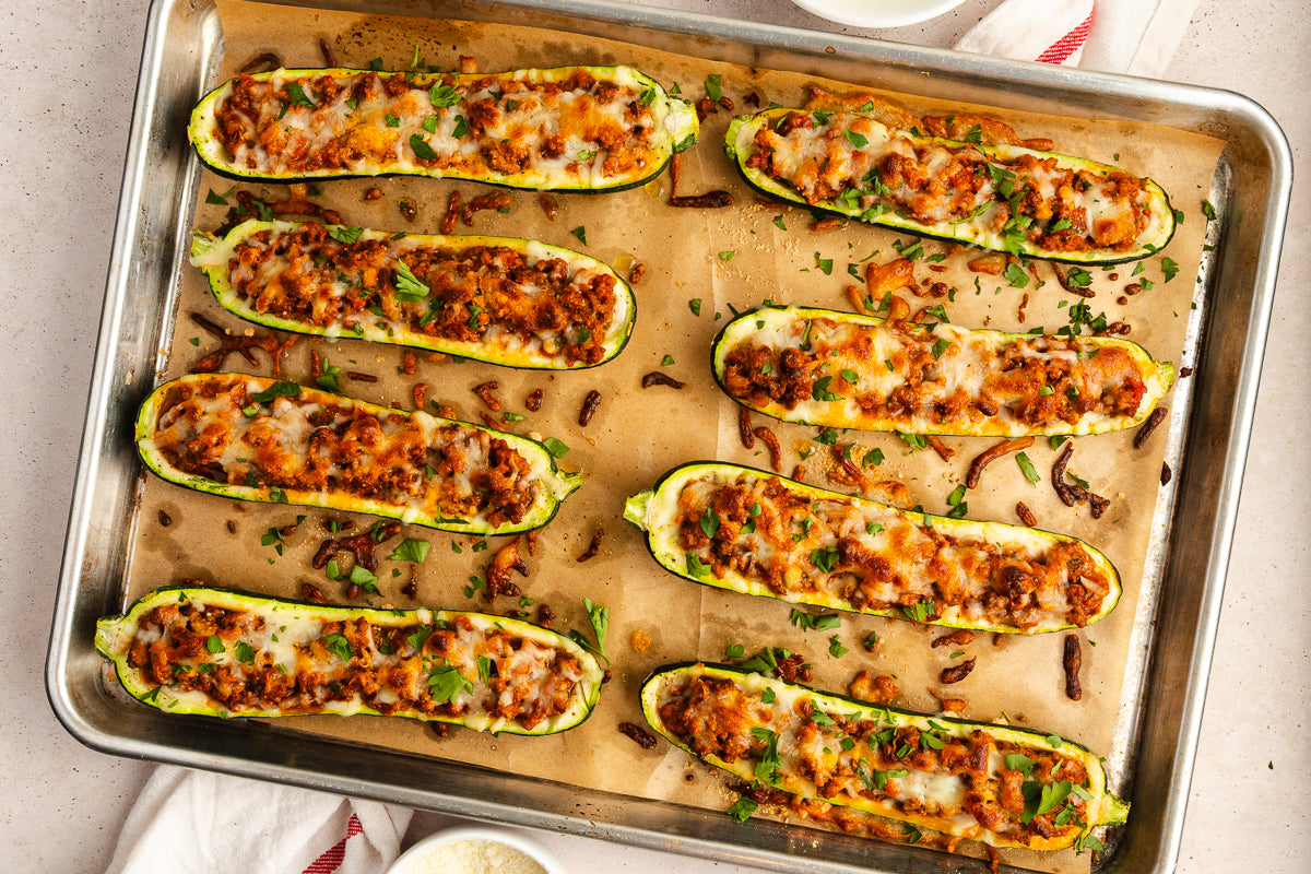 Stuffed Zucchini Boats | Exclusive